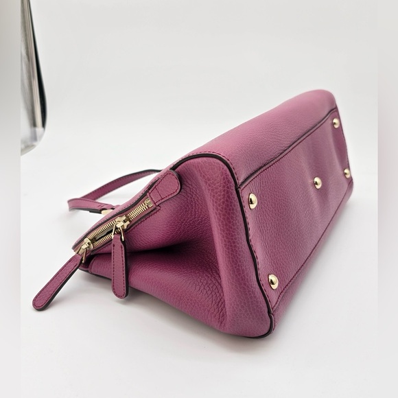 Authentic Gucci Lady Dollar top handle leather bag with strap - Picture 11 of 13